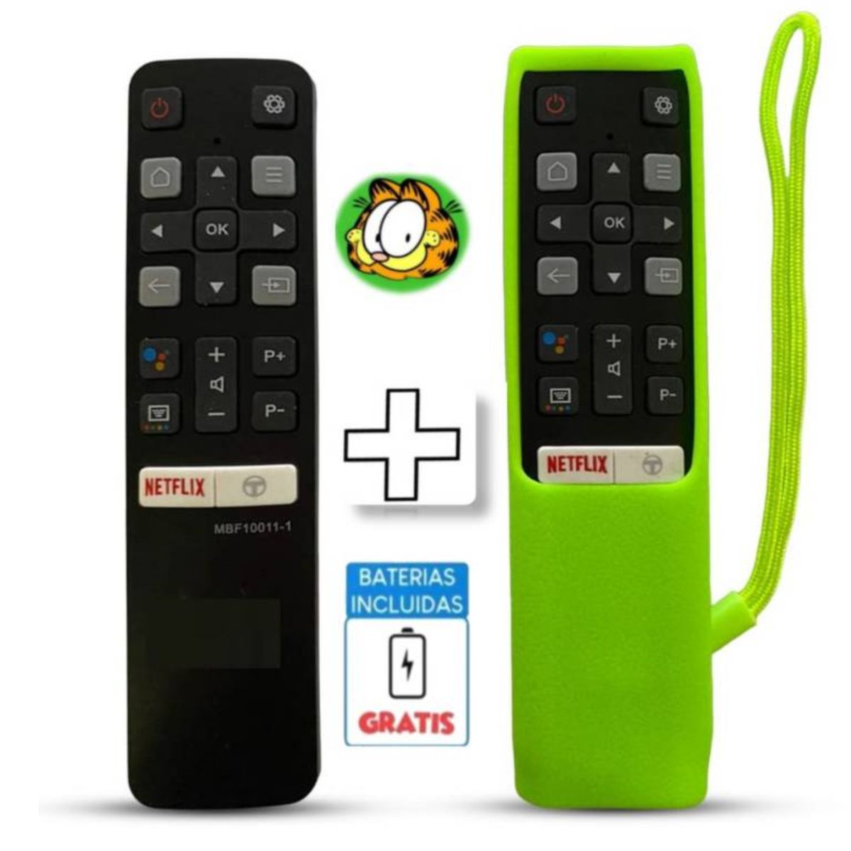 UNIVERSAL - Control Remoto Tcl Generico Smart Modelo RC802V  Funda Verde