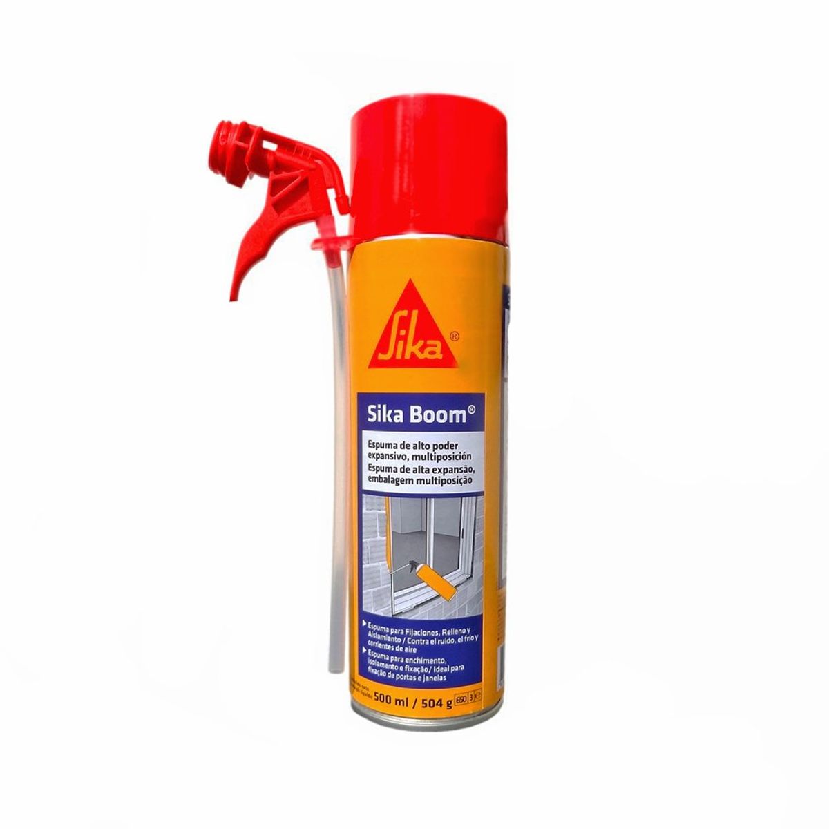 SIKA - Espuma Expansiva para Relleno Sika Boom Blanco Amarillento x 500 ml