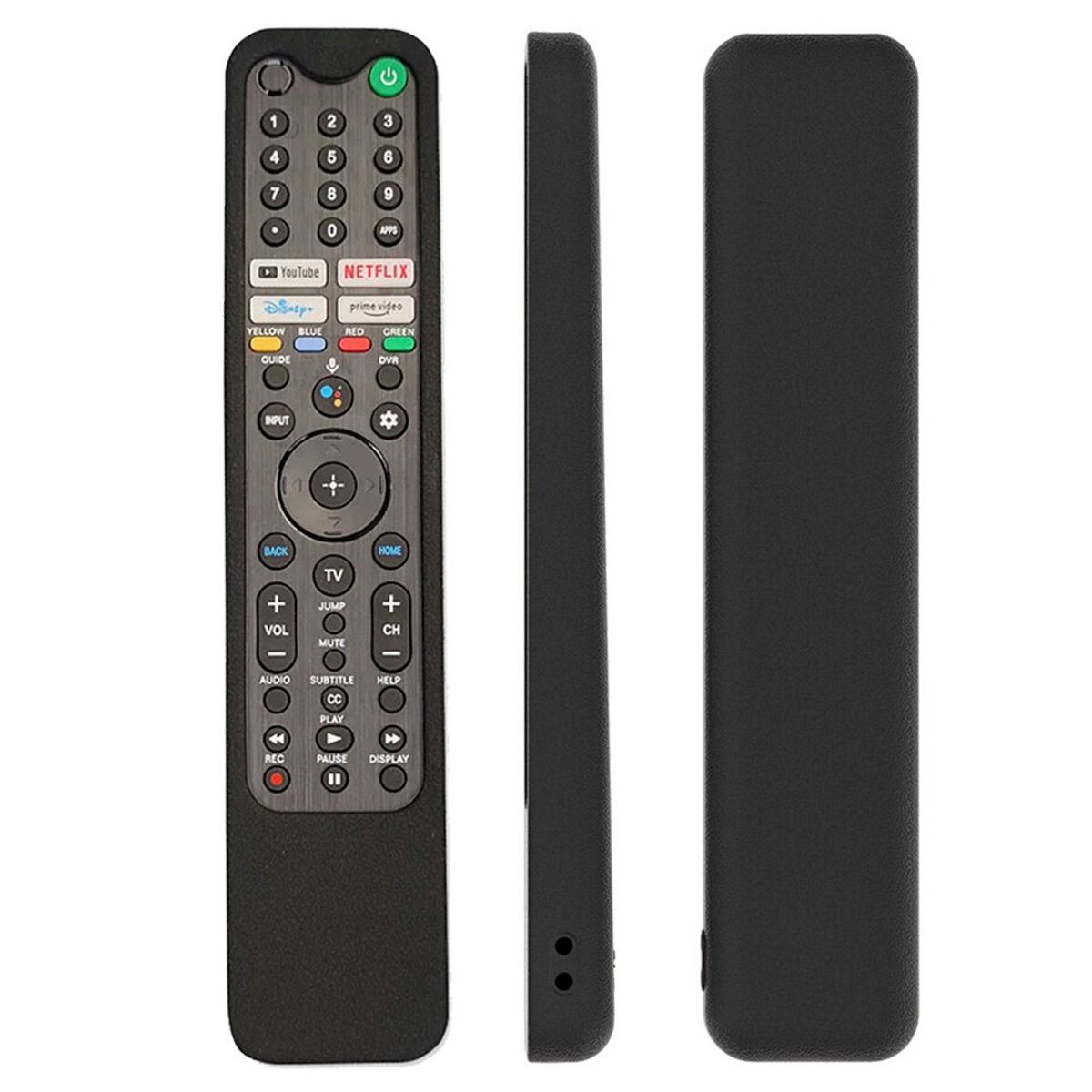 SIKAI - Funda De Silicona Anti Golpe Para Control Sony TX500 TX600 - Negro