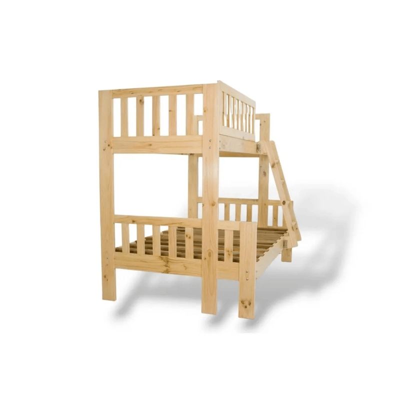 MUEBLES MACRUMO - Camarote Mixto  Pino de 1"x 5"+ Enrejillado + Acabado