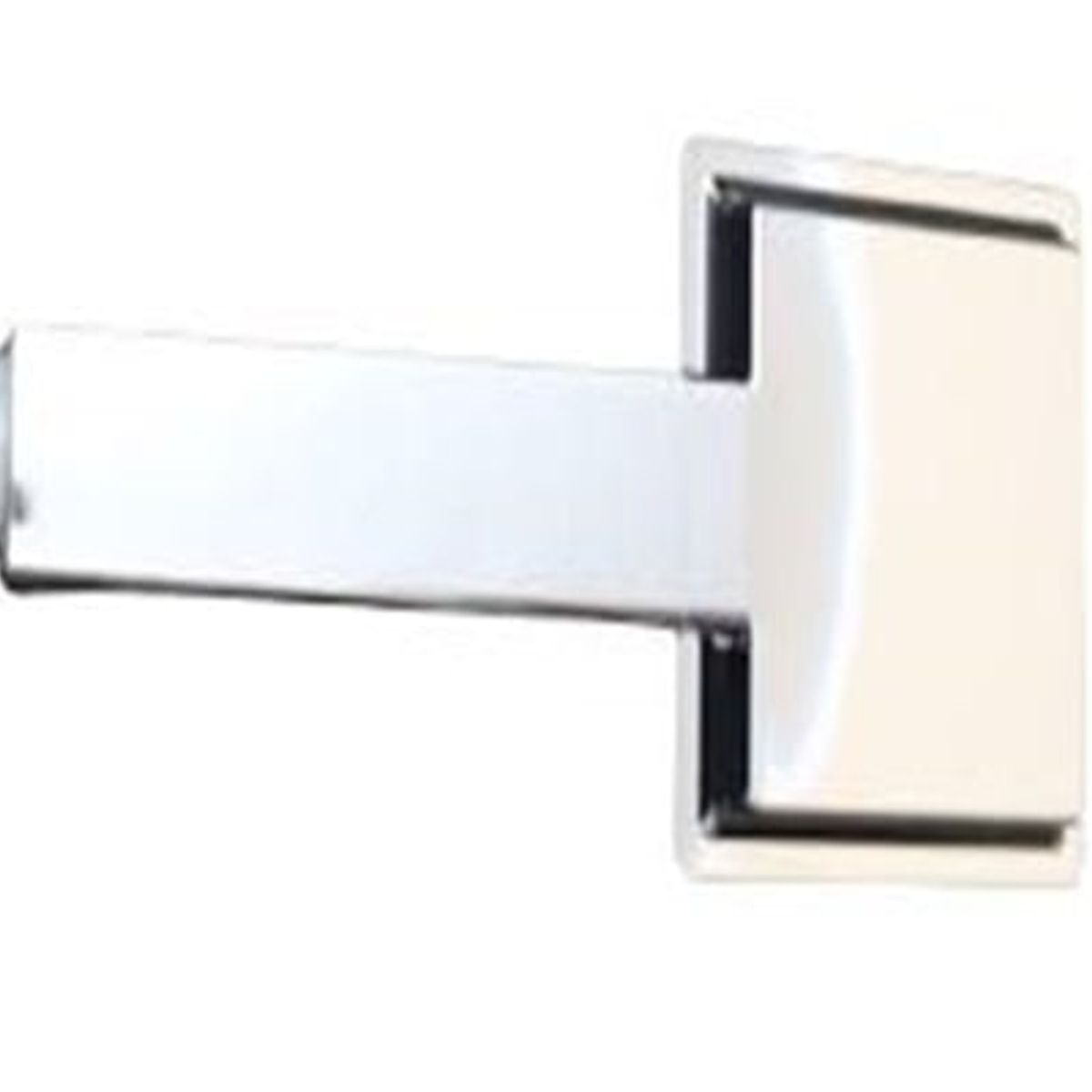 GENERICO - Ducha Teléfono Cuadrado Cromado con Naranja