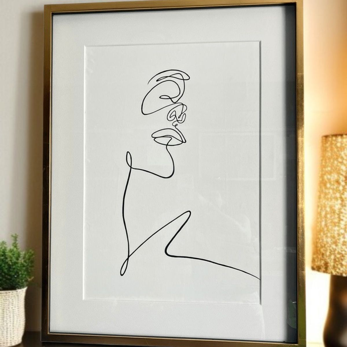 MAP DESIGN HOME - Cuadro al Óleo Mujer Equilibrio A 615x82 cm