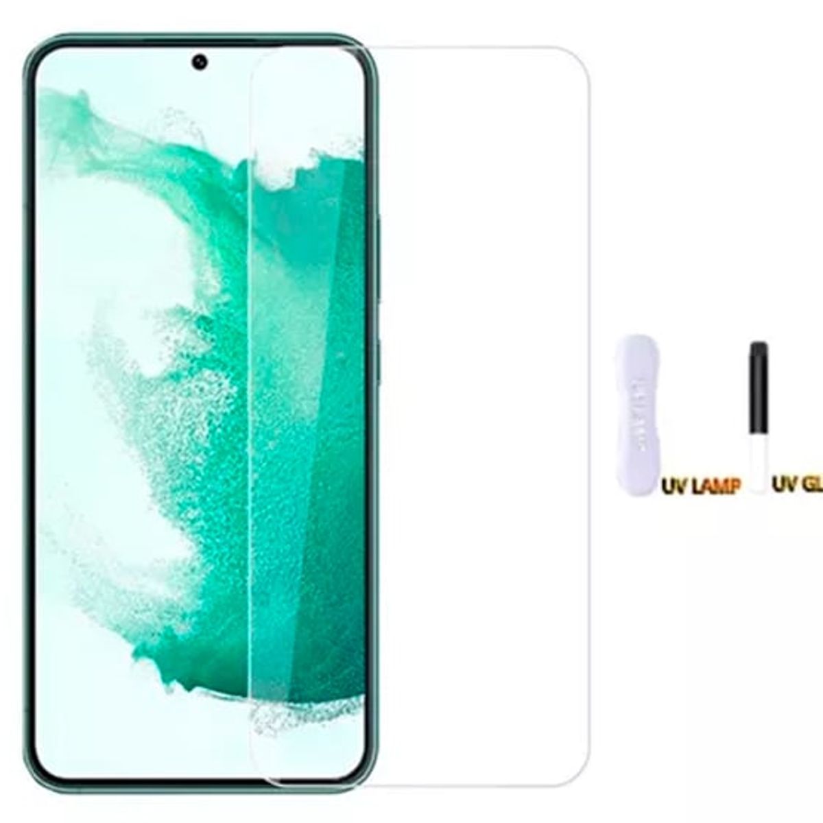 GENERICO - Funda Clear Case con Magsafe  + Vidrio UV para Samsung S23 Plus