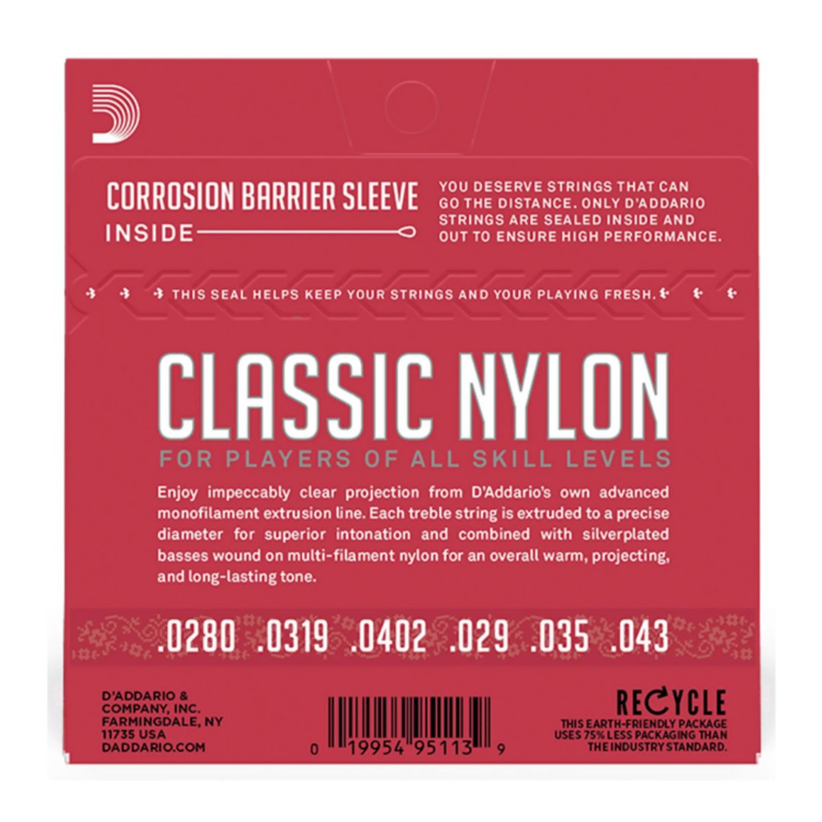 DADDARIO - DAddario EJ27N Cuerdas Guitarra Clásica