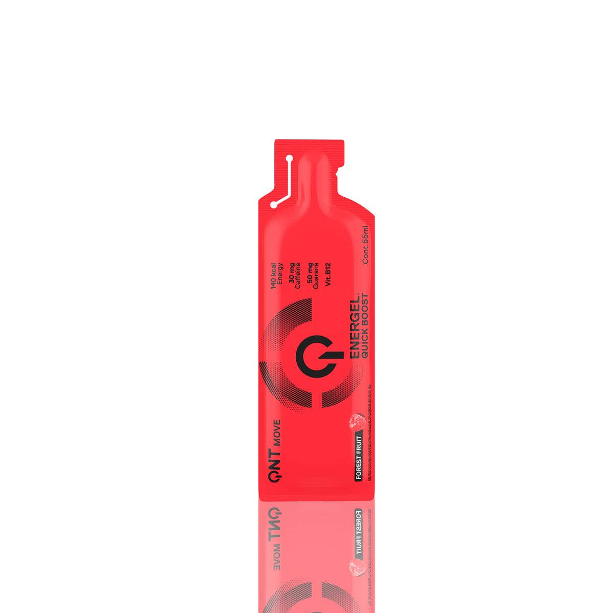 QNT - Pack X 25 Geles Energeticos Frutos del Bosque QNT