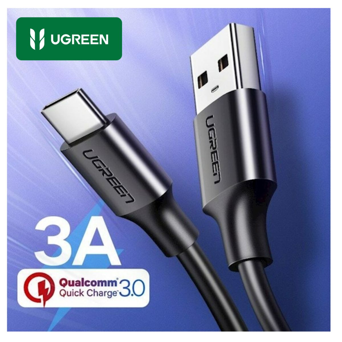 Cable USB A Type C 3A Cable UGREEN 1M US287 60114, marca UGREEN - Foto 2