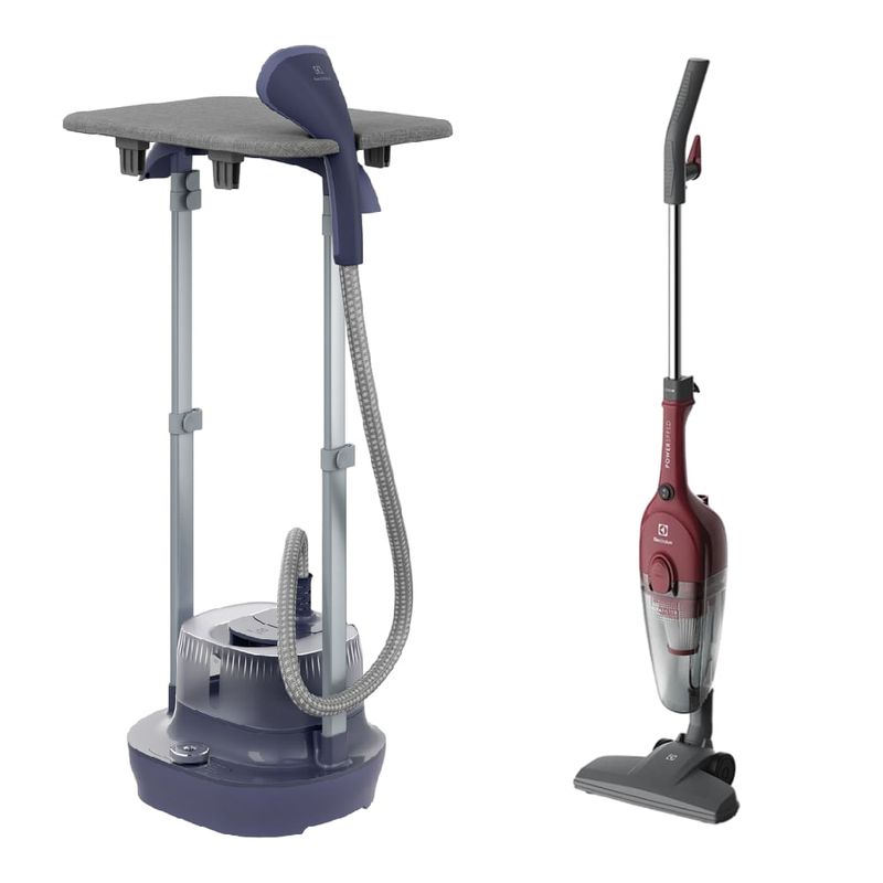 ELECTROLUX - Combo Vaporizador de Ropa EGS20+Aspiradora vertical STK13 Electrolux