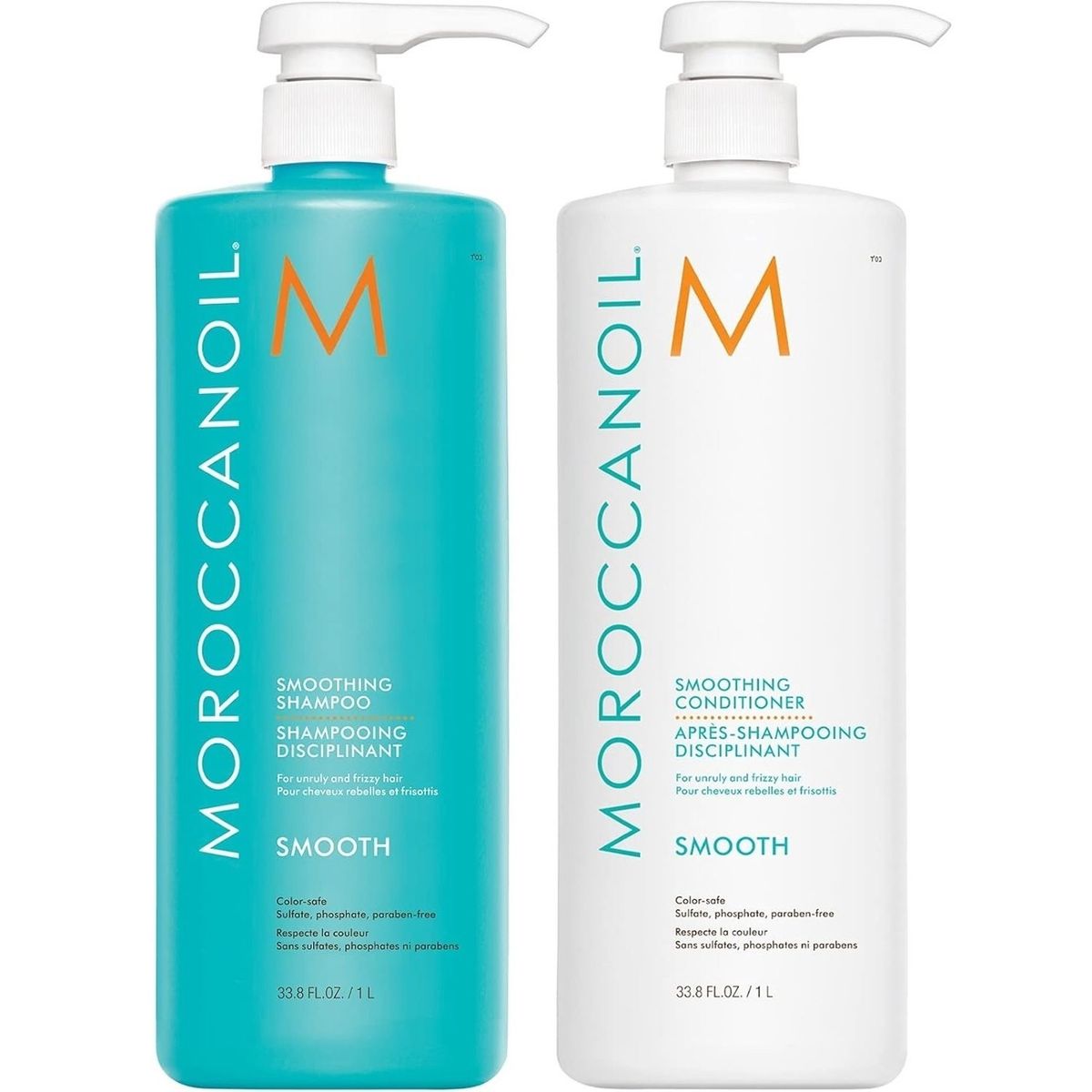 MOROCCANOIL - Shampoo Suavizante 1000ml + Acondicionador Moroccanoil Smooth
