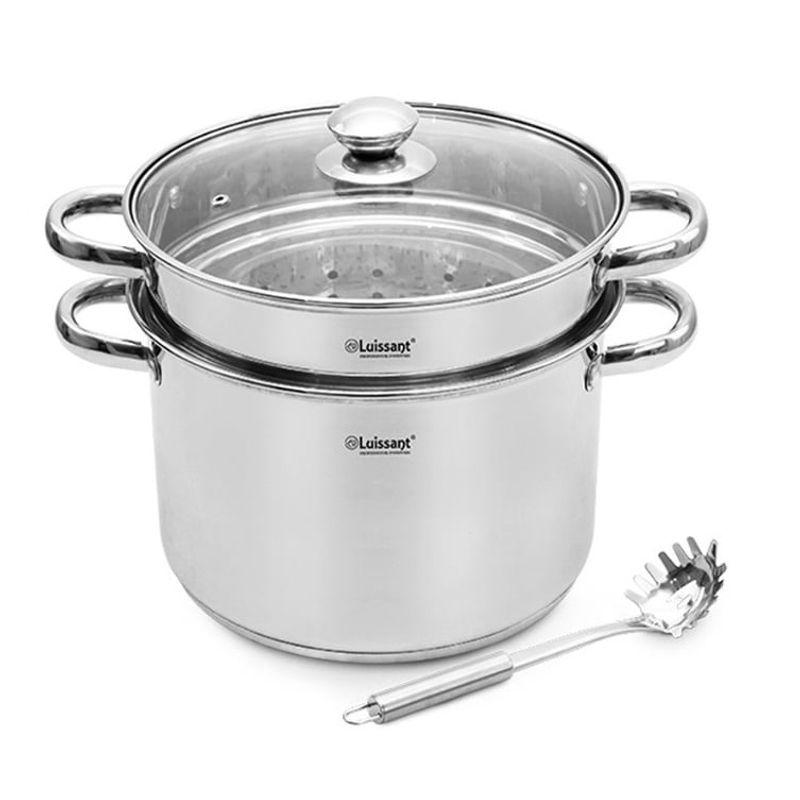 LUISSANT - ESPAGUETERA DE ACERO 4 PIEZAS LUISSANT