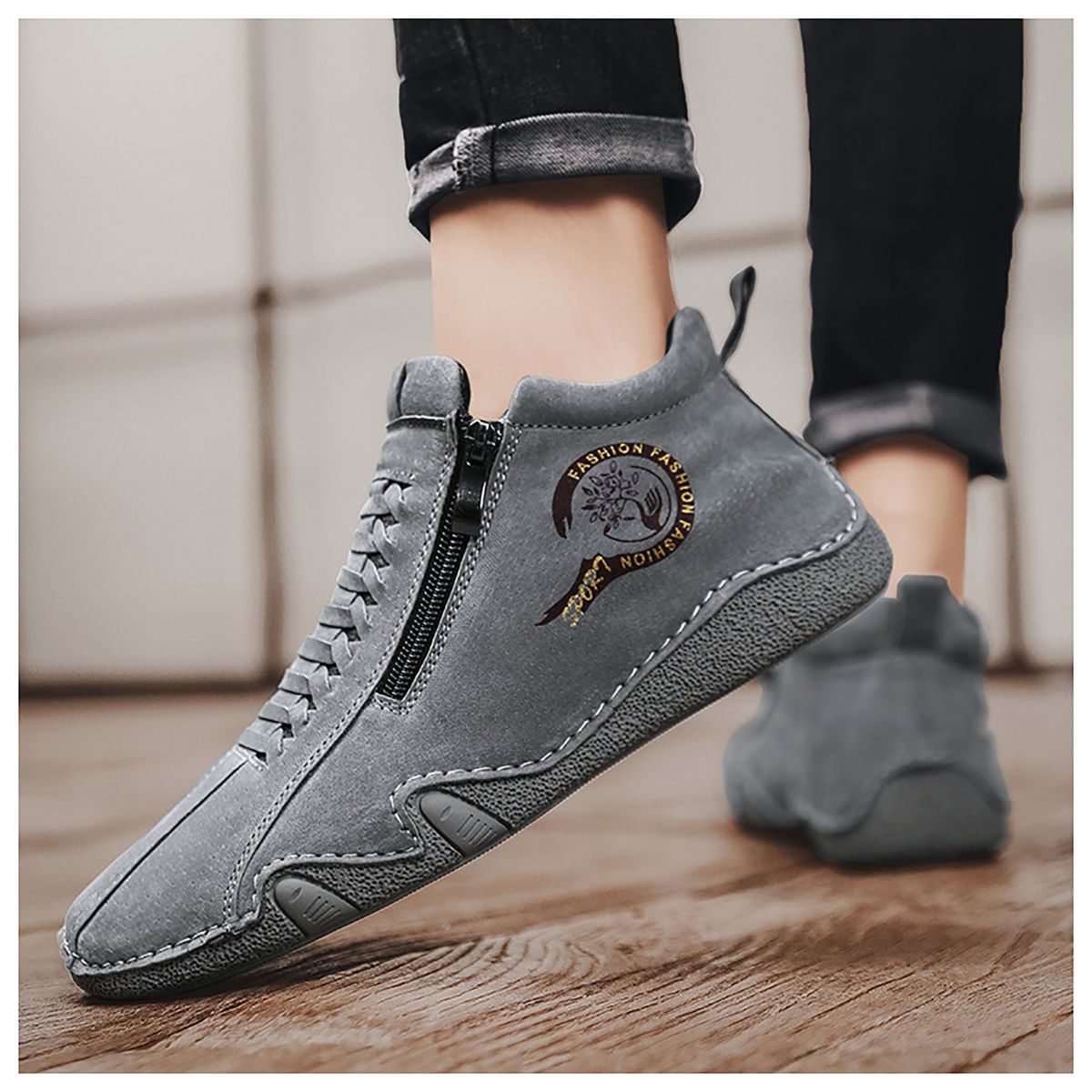 RINODERINA - Zapatilla Casual Para Hombre Cortas RinoDeRina - Regalo