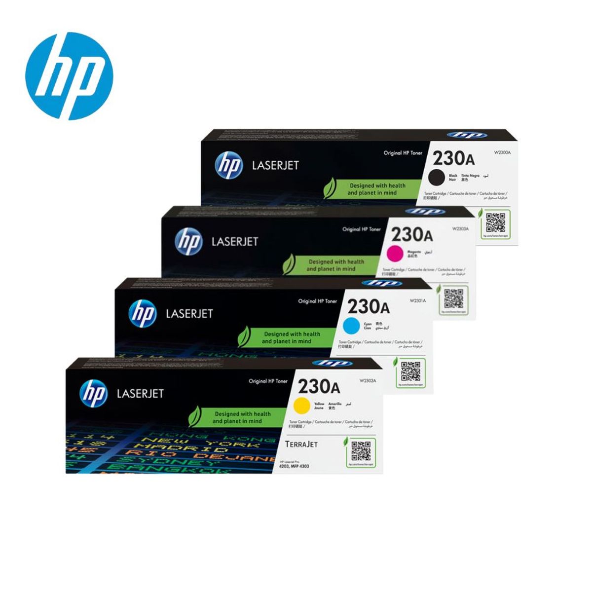 HP - KIT 4 TONER HP ORIGINAL 230A