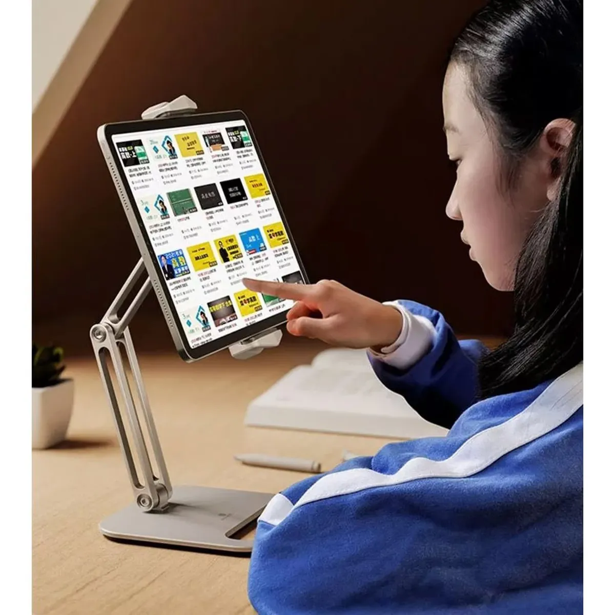 GENERICO - Soporte Giratorio 360 De Mesa Para Tableta iPad Lenovo Samsung