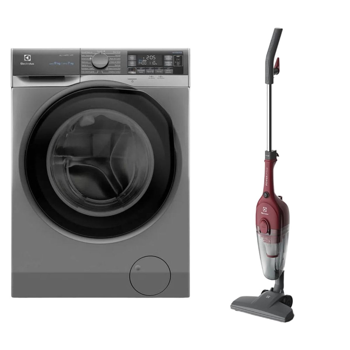 ELECTROLUX - Combo Lavasecadora Carga Frontal 117Kg EWDX11E2G + Aspiradora vertical STK13 Electrolux