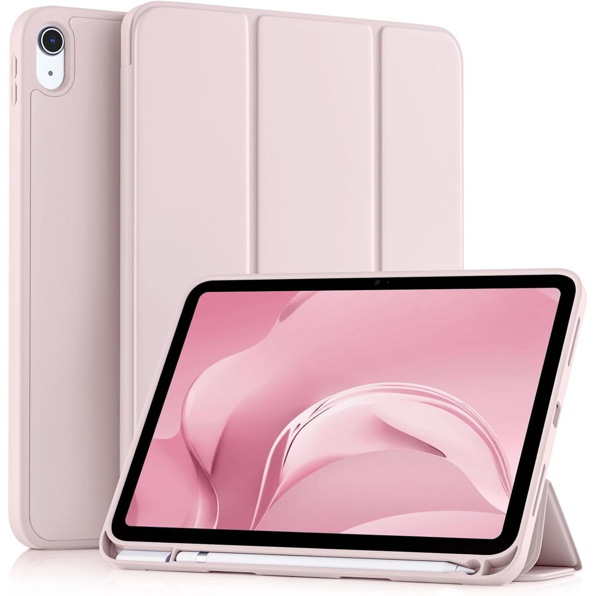 GENERICO - Funda Case Smart Cover Para iPad 10ma Gen 10.9 (2022) - ROSA