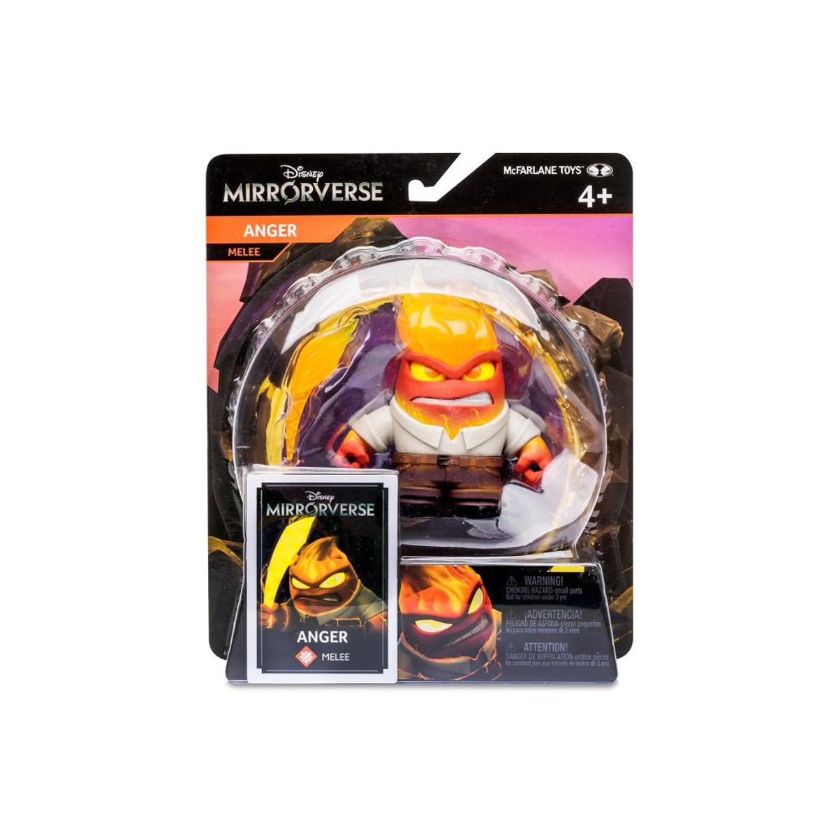 MCFARLANE - Intensamente Figura de Ira 12cm de de Disney Mirrorverse