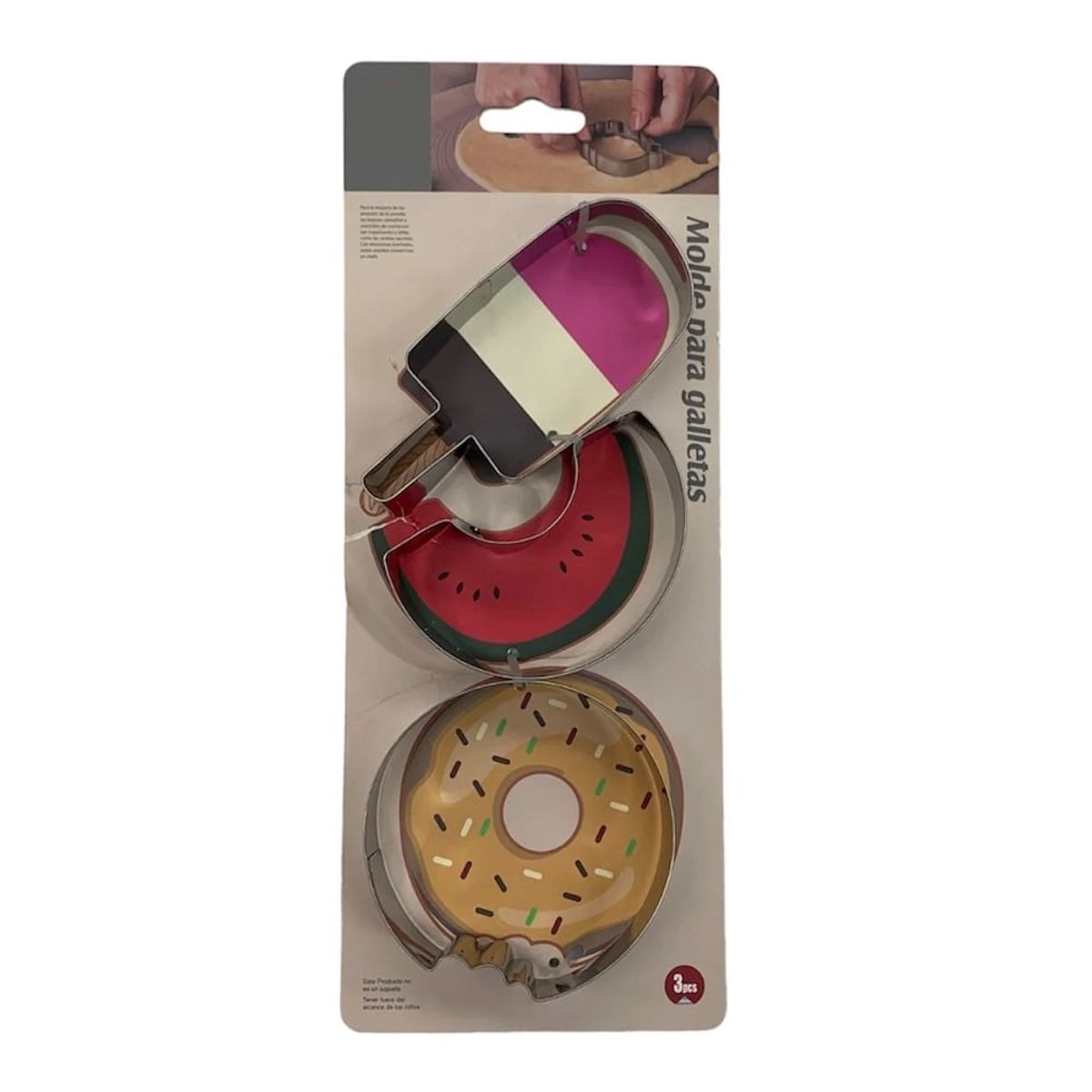 OTTOWARE - Set de 3 Moldes de Galleta