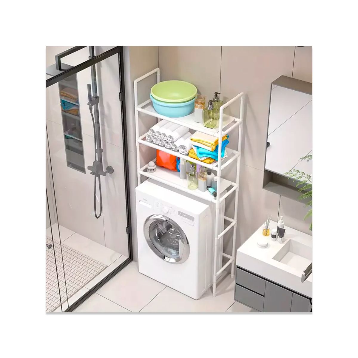 GENERICO - Estante Multifuncional Organizador para Lavadora
