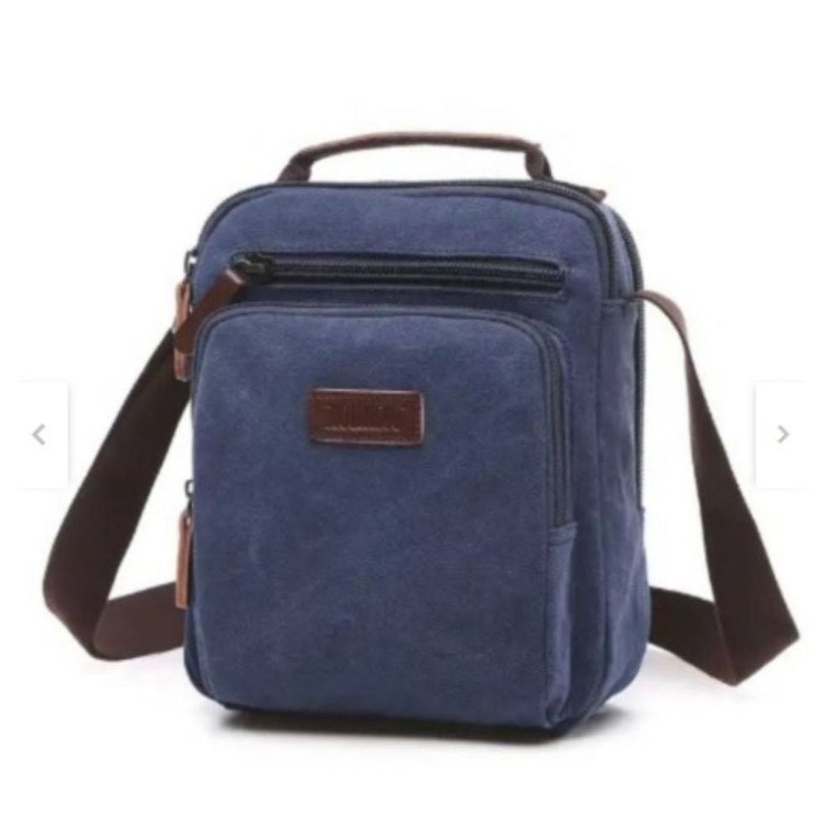 GENERICO - Morral de Lona porta documentos azul