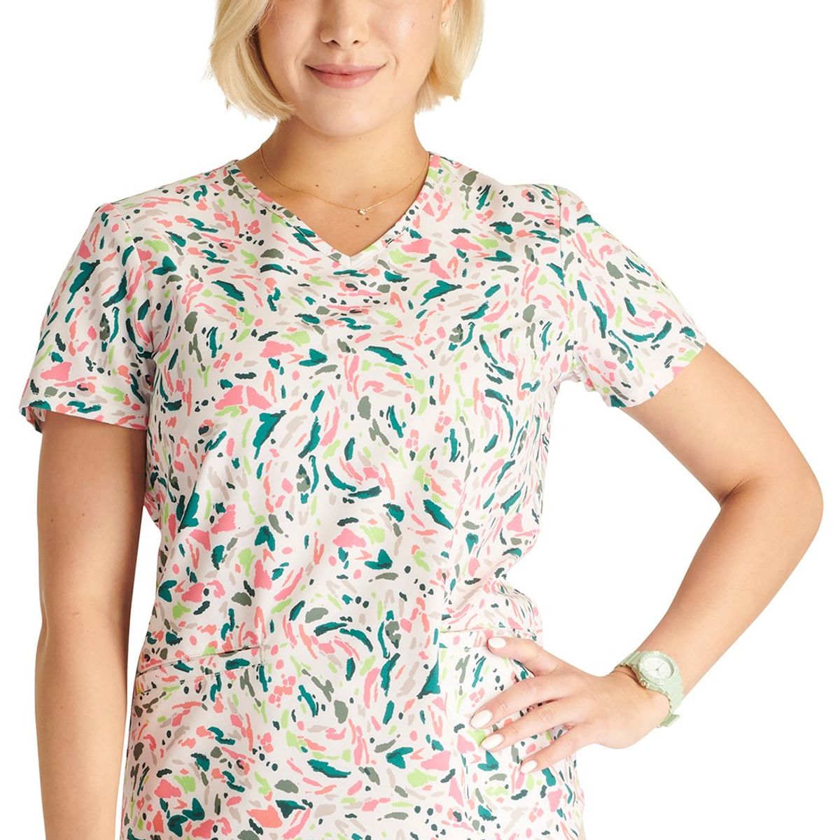 CHEROKEE - Scrub Cherokee Blusa con Diseño