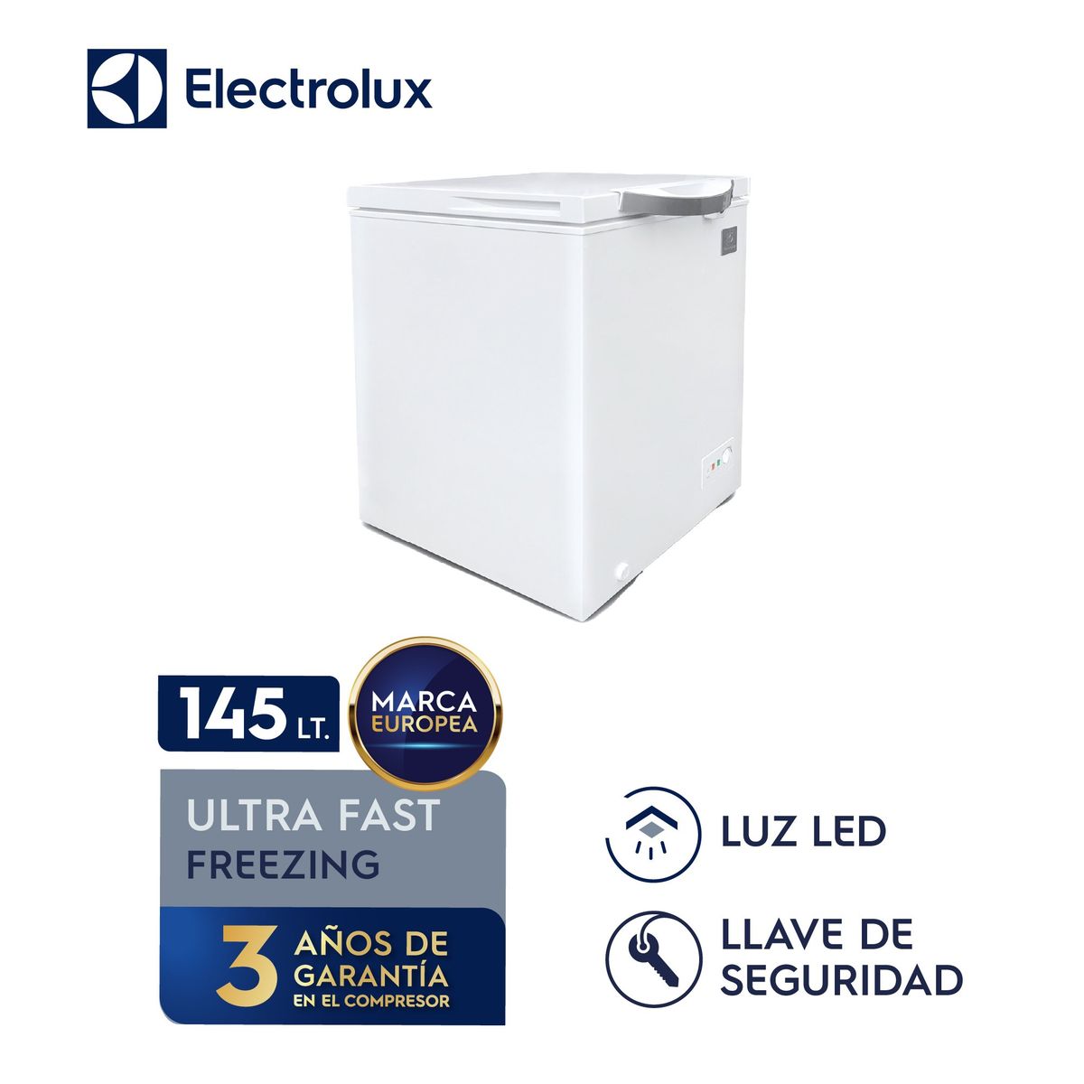 ELECTROLUX - Combo Congelador Horizontal EFC15A2HPWB+Aspiradora STK13 Electrolux