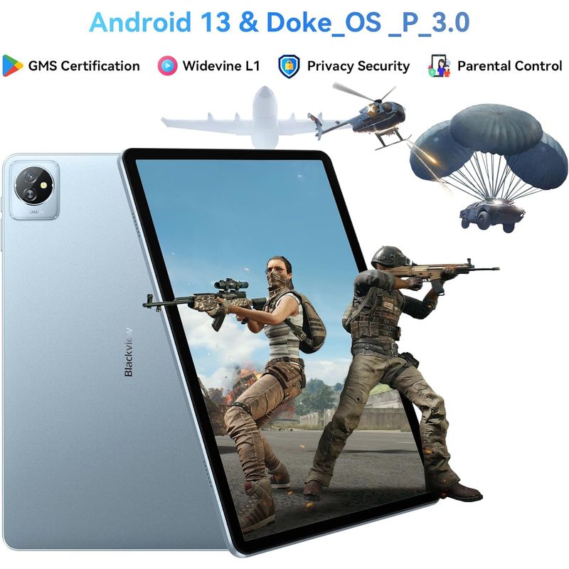 BLACKVIEW - Tablet Blackview Tab 70 4/64GB 10.1" HD+IPS WiFi 6 - Twilight Blue