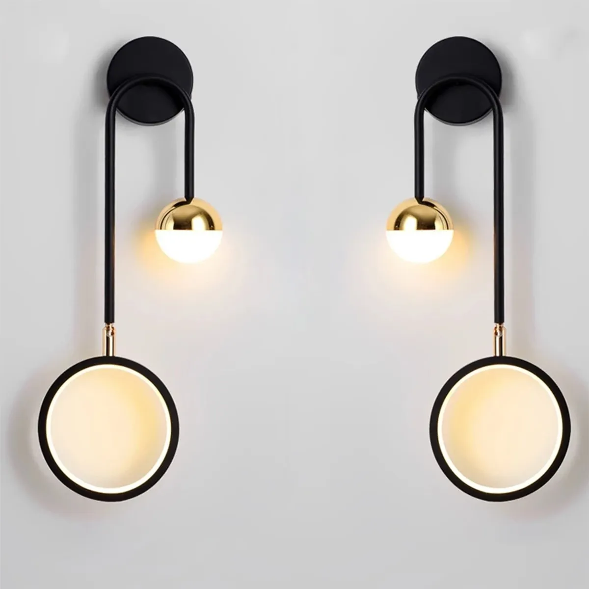 HOME NEAT - Lámpara de pared LED Apliques de Pared Regulable Moderno - 2 Unidades