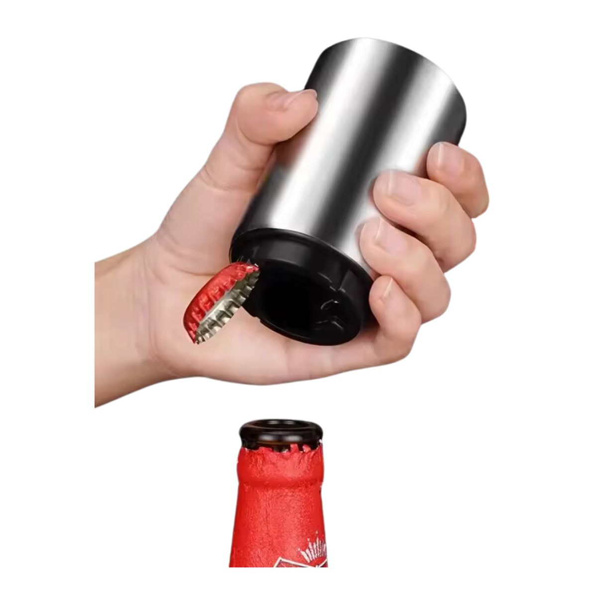 IMPORTADO MC - Destapador Magnético De Acero Inoxidable Para Botellas