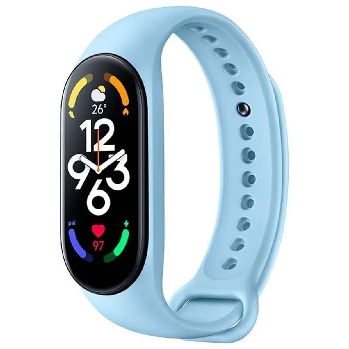 GENERICO - Correa de silicona Para Xiaomi MiBand 3- Celeste