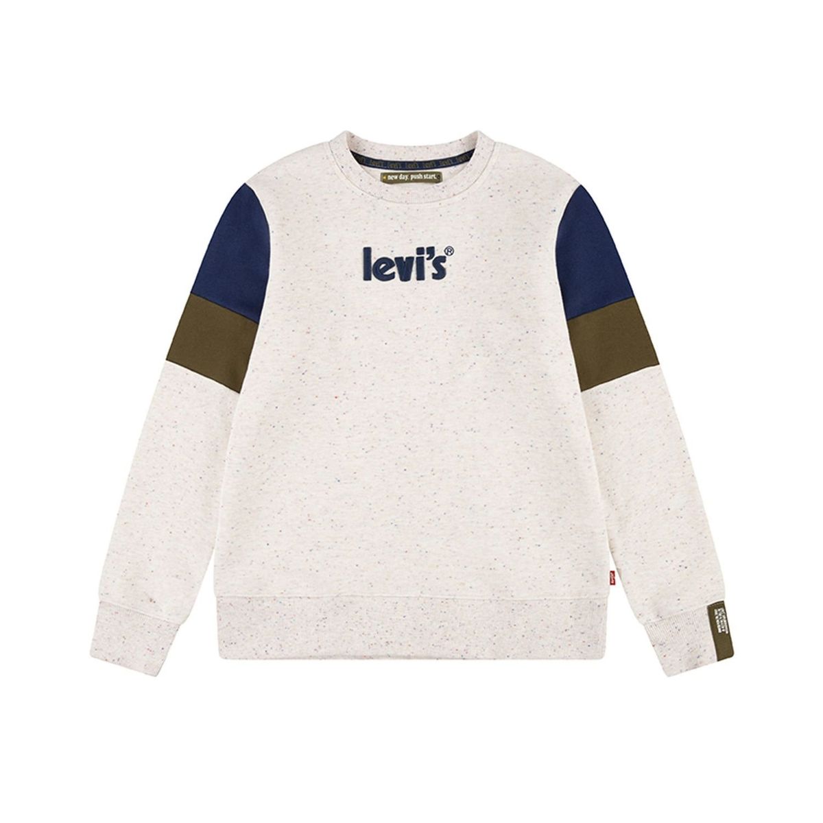 LEVIS - Polera para Niño Crew Neck Bicolor Levis