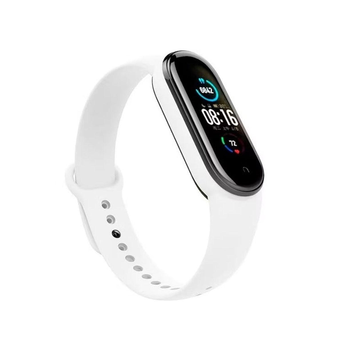 GENERICO - Correa de silicona Para Xiaomi MiBand 3- Blanco