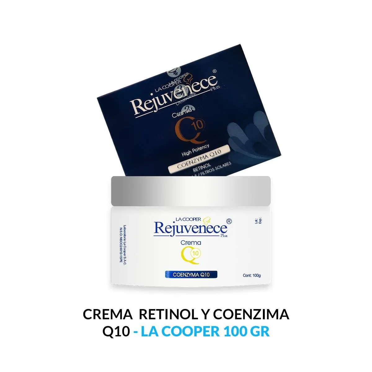 GENERICO - Rejuvenece Plus Crema Q10 Retinol Y Coenzima 100Gr_.