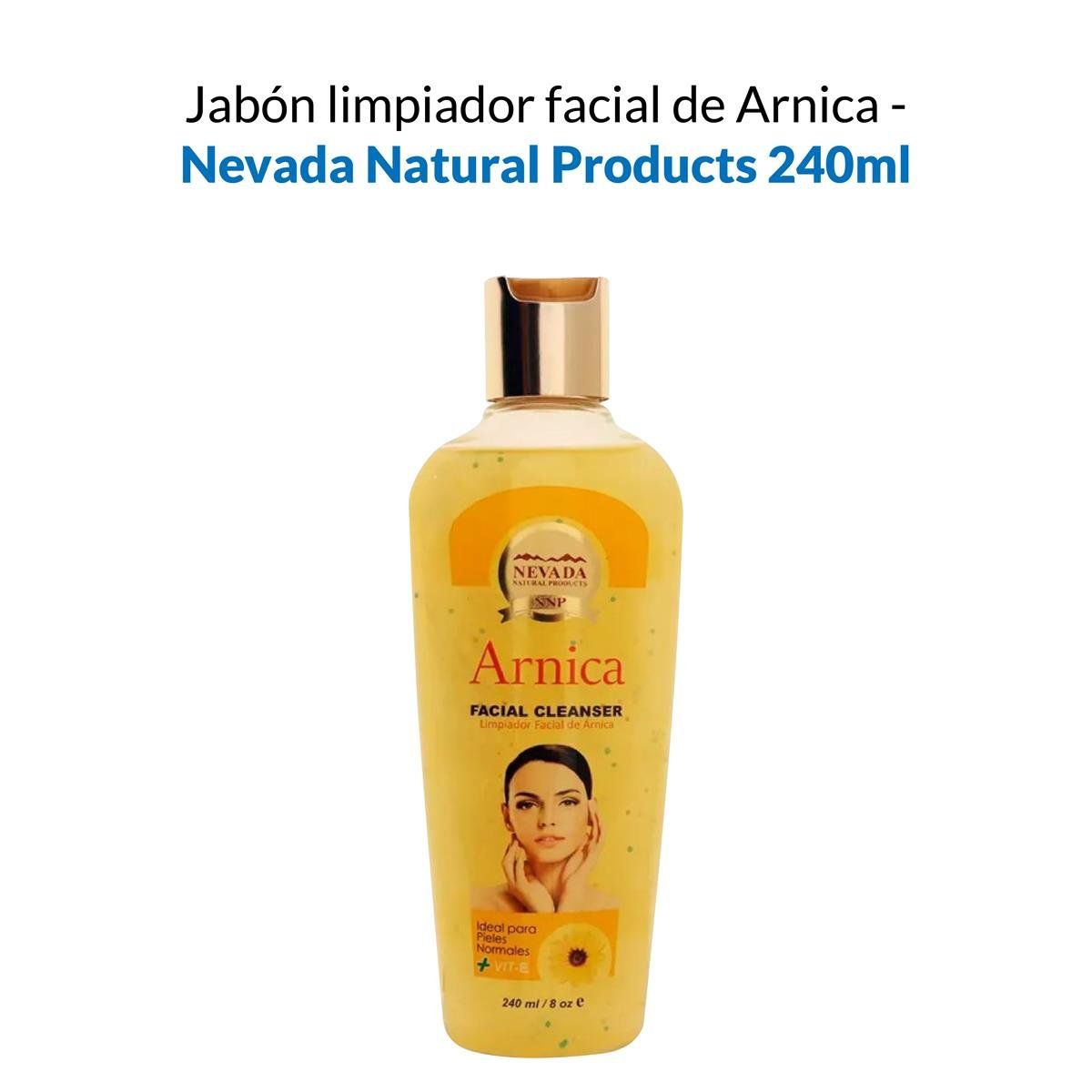 NEVADA NATURAL PRODUCTS - Jabón Limpiador Facial De Arnica - Nevada Natural Products 240Ml_.