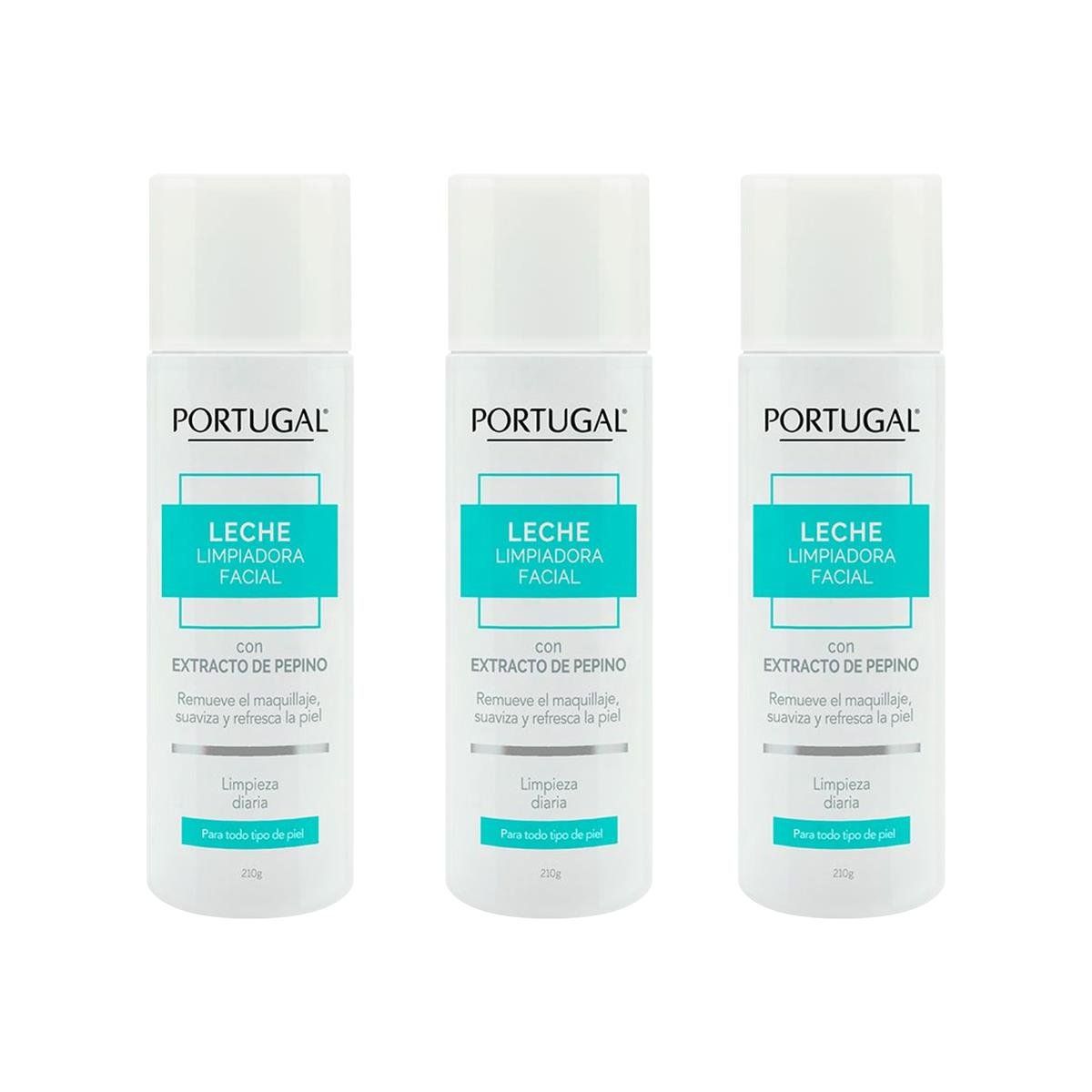 GENERICO - 3 Leche Limpiadora Facial - Portugal 210Gr_.
