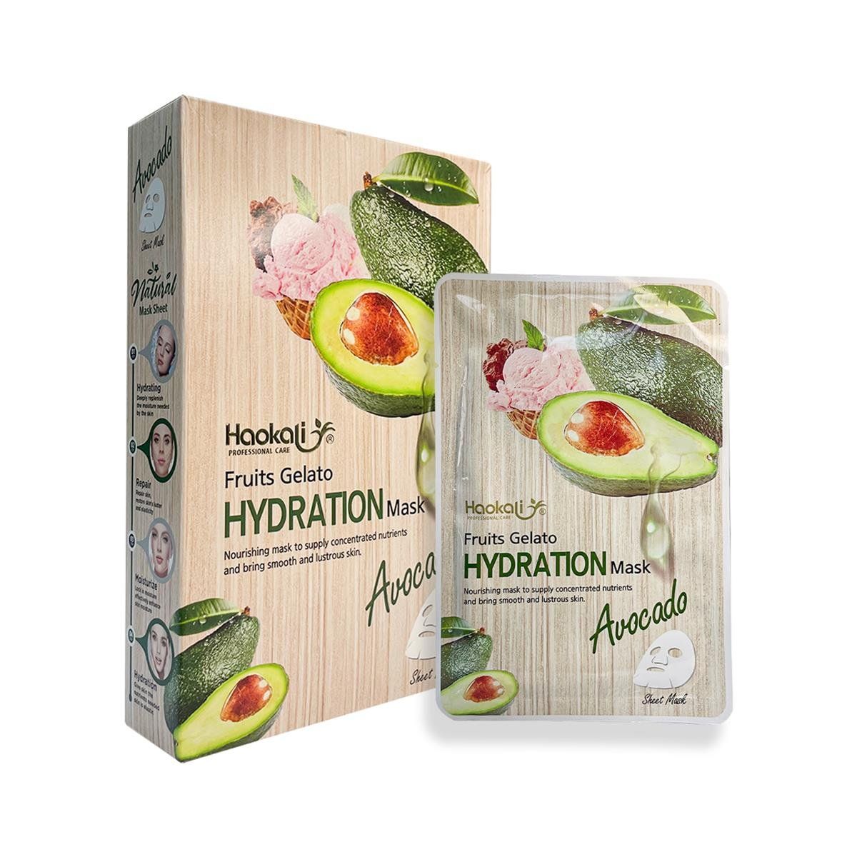 WOKALI - Mascarilla Esencia De Aguacate 30Ml X 10 Piezas  Wokali_.