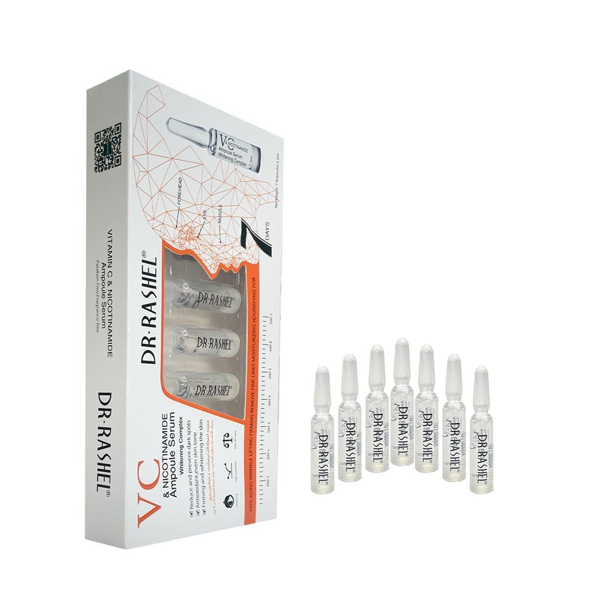 GENERICO - Ampollas Faciales De Nutrición Vitamina C & Nicotinamide 7 Días_.