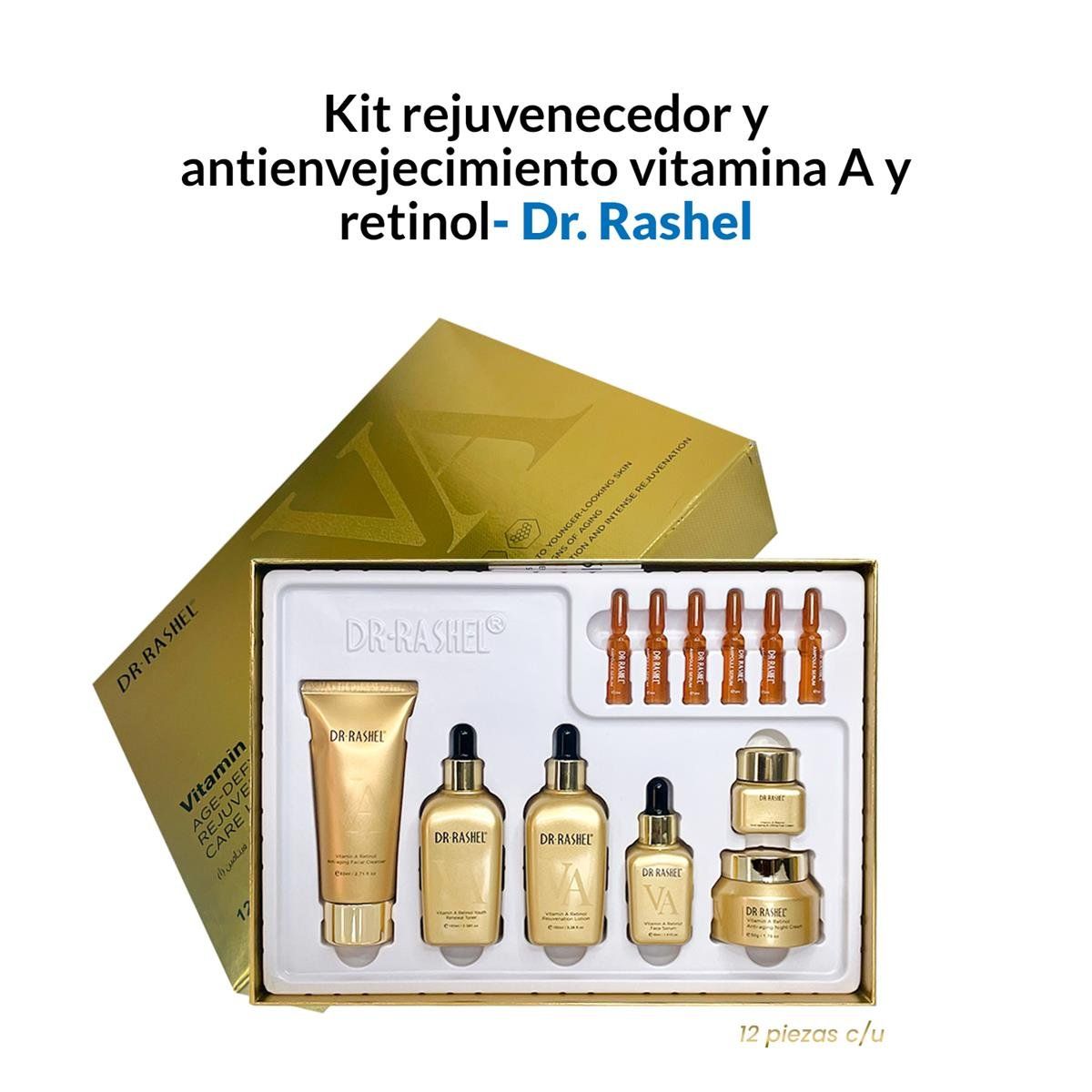GENERICO - Kit Rejuvenecedor Y Antienvejecimiento Vitamina A Y Retinol_.