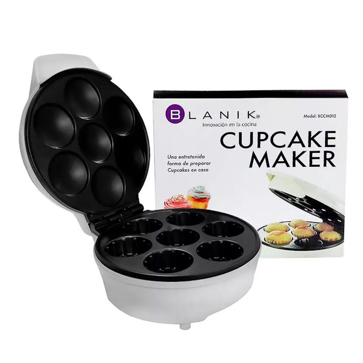 BLANIK - Maquina Para Cupcake De 7 Porciones - 800 W