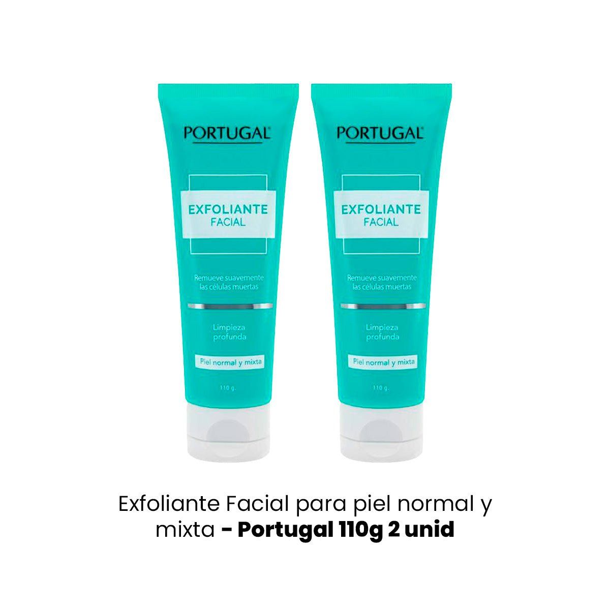 GENERICO - Exfoliante facial para piel normal y mixta - Portugal 110g 2 unidades_.