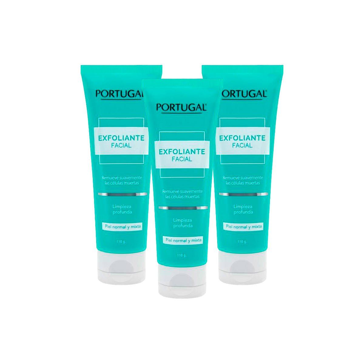 GENERICO - Exfoliante facial para piel normal y mixta - Portugal 110g 3 unidades_.
