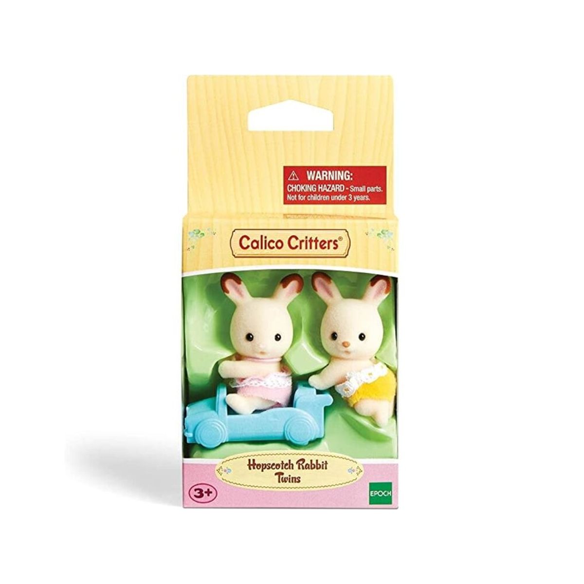 SYLVANIAN FAMILIES - Calico Critters Trencito 2 Conejitos Chocolate Blanco