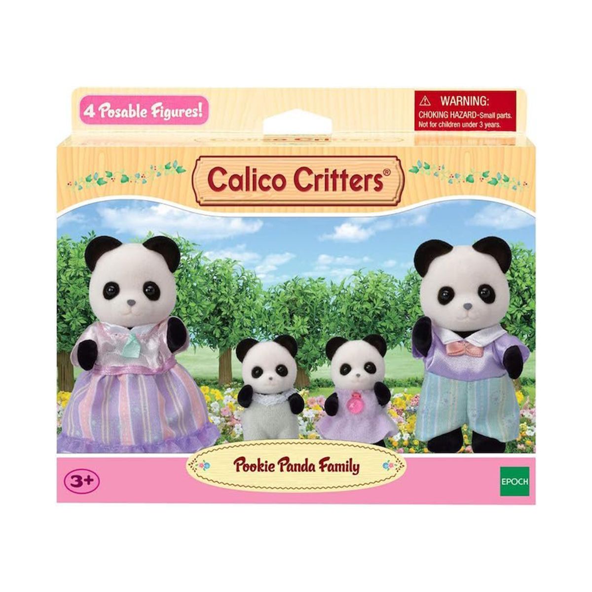 SYLVANIAN FAMILIES - Sylvanian Families Calico Critters Familia de Osos Pandas