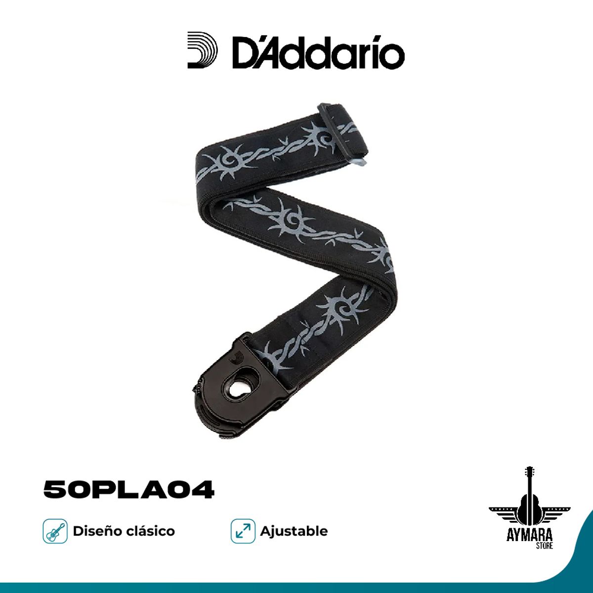 DADDARIO - DAddario 50PLA04 Correa Guitarra