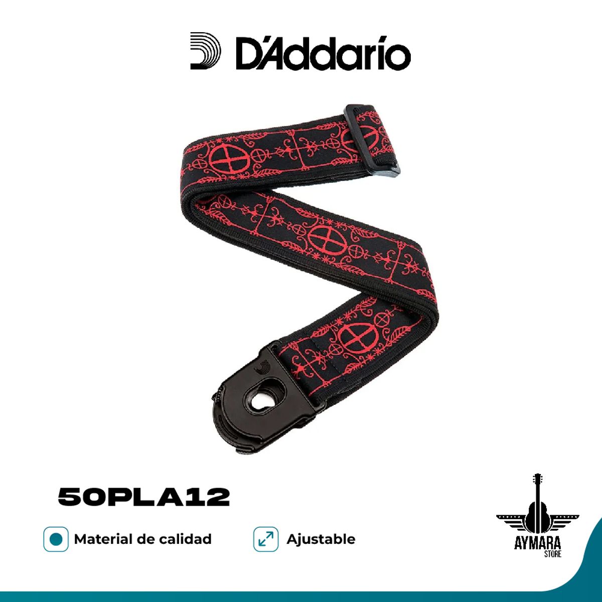 DADDARIO - DAddario 50PLA12 Correa Guitarra