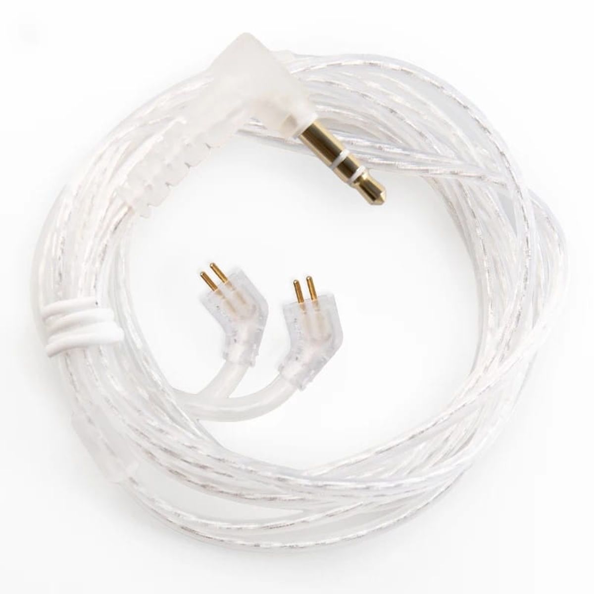 KZ - Cable KZ sin Microfono Pin C Tipo L Plateado