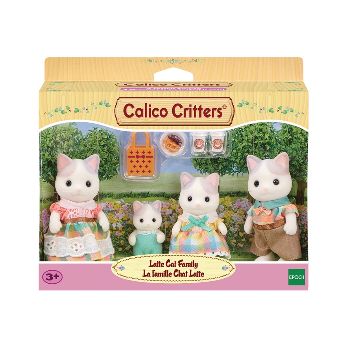 SYLVANIAN FAMILIES - Sylvanian Families Calico Critters Familia de Gatos con Accesorios