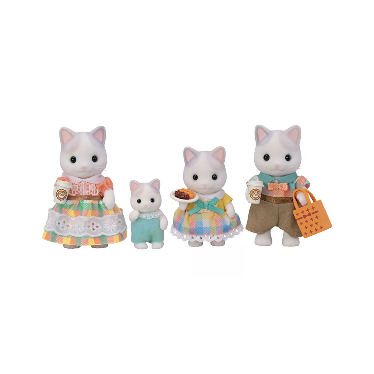 SYLVANIAN FAMILIES - Sylvanian Families Calico Critters Familia de Gatos con Accesorios