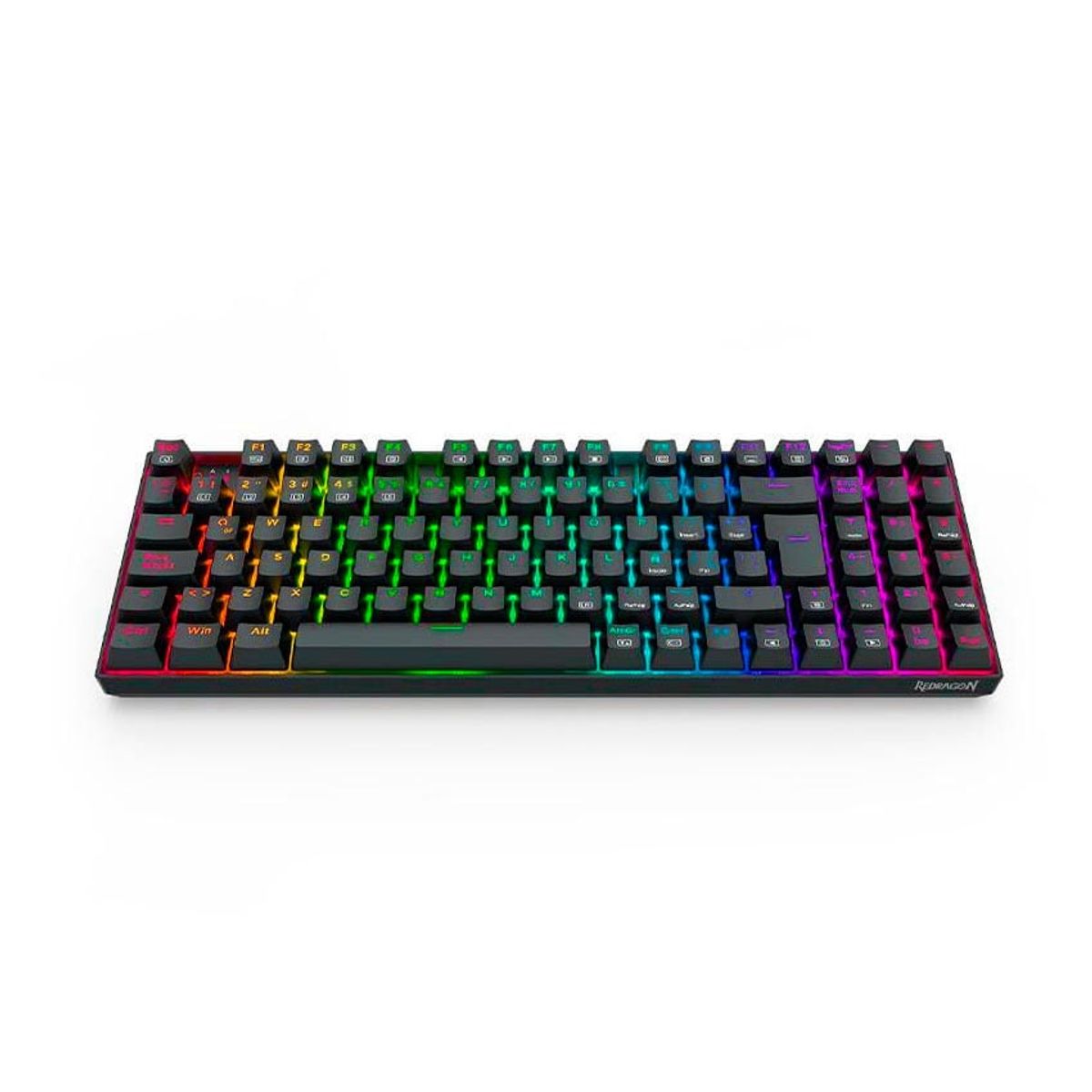 REDRAGON - Teclado Redragon ZIGGS K669-RGB Español Negro alambrico