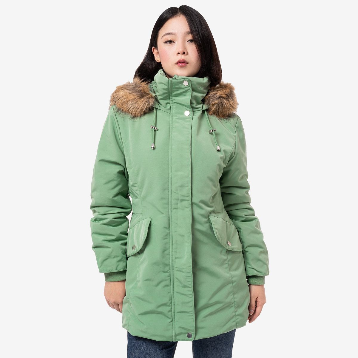 SQUEEZE - CASACA TAFETA ACOLCHADA CF KETZENIA NAVYBEIGE