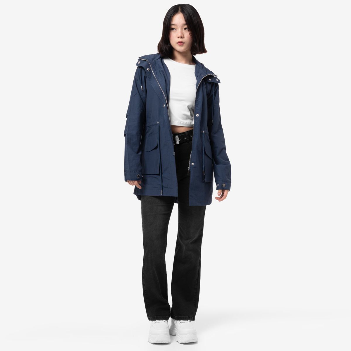 SQUEEZE - CASACA PARKA TWILL CCAP CF ARHIDYA AZUL