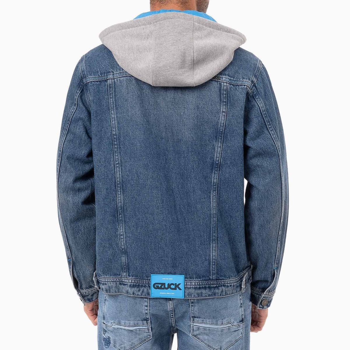 GZUCK - CASACA DENIM RING HEROS-DISNEY TOTAL GRAFITO ST